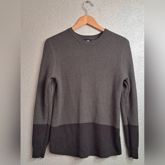 H & M Wool Blend Crew Neck Pullover Sweater  Size M - Picture 1 of 6